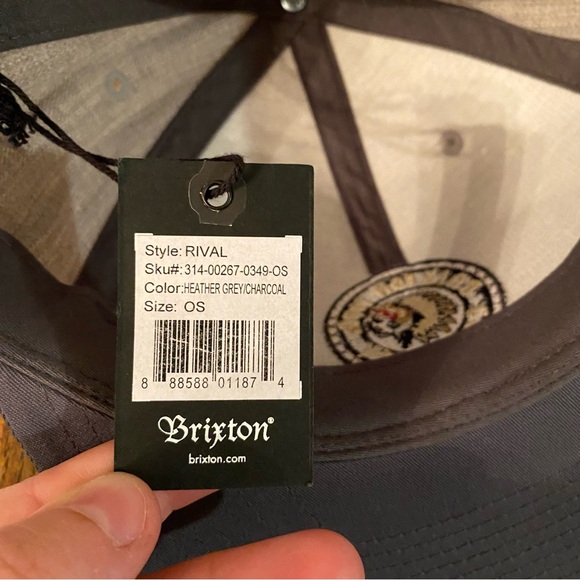 NWT‎ Brixton rival SnapBack hat - Picture 6 of 6